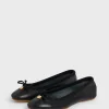 Ballerines En Cuir Noir - Mia
