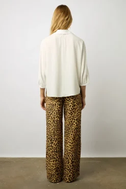 Blouse Ample A Col Ecru - Amalya