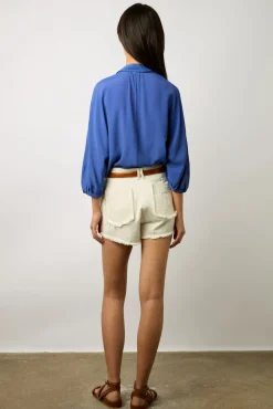 Blouse Ample A Col Electrique - Amalya