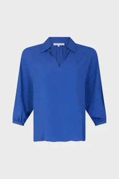Blouse Ample A Col Electrique - Amalya