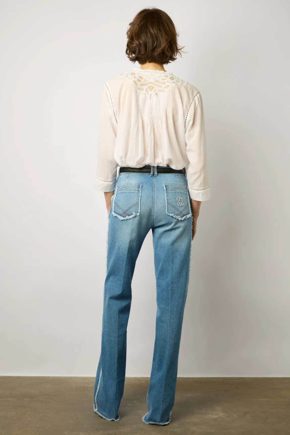 Blouse Brodee Blanc - Aaya