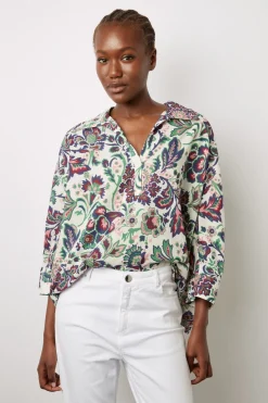 Blouse En Voile De Coton Ecru - Ameniss