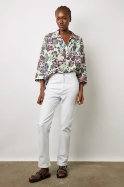 Blouse En Voile De Coton Ecru - Ameniss