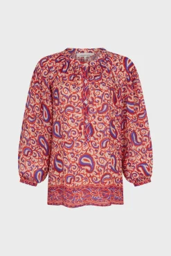Blouse Fluide Imprimee Nude - Adena