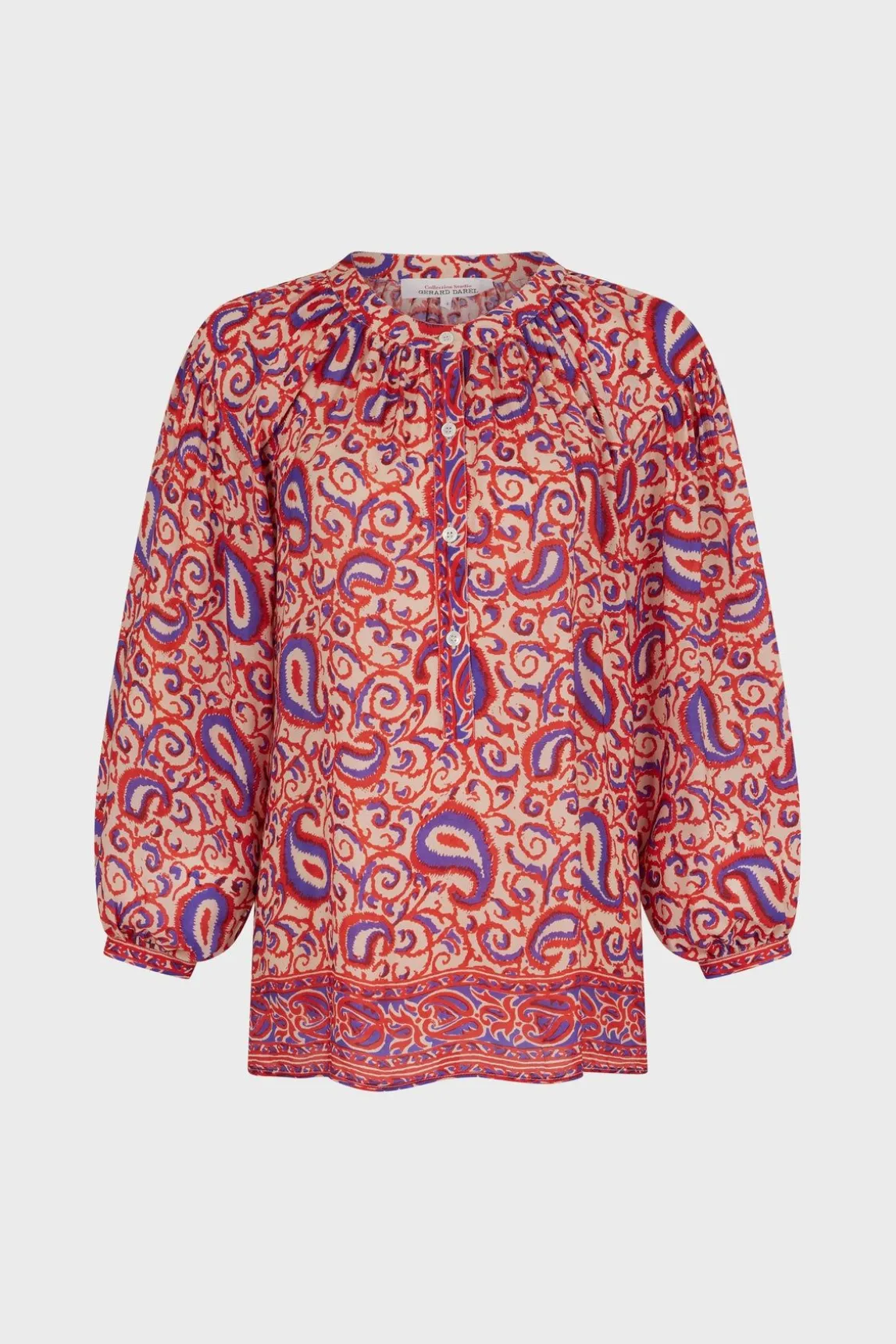 Blouse Fluide Imprimee Nude - Adena