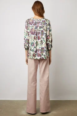 Blouse Imprimee Jacquard Ecru - Abell