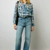 Blouse Tie And Dye Encre - Ambre