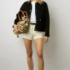 Blouson En Laine Double-Face Noir - Nattie