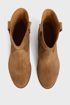 Boots En Cuir Velours - Elie