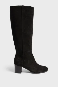 Bottes En Cuir Velours - Lizzie