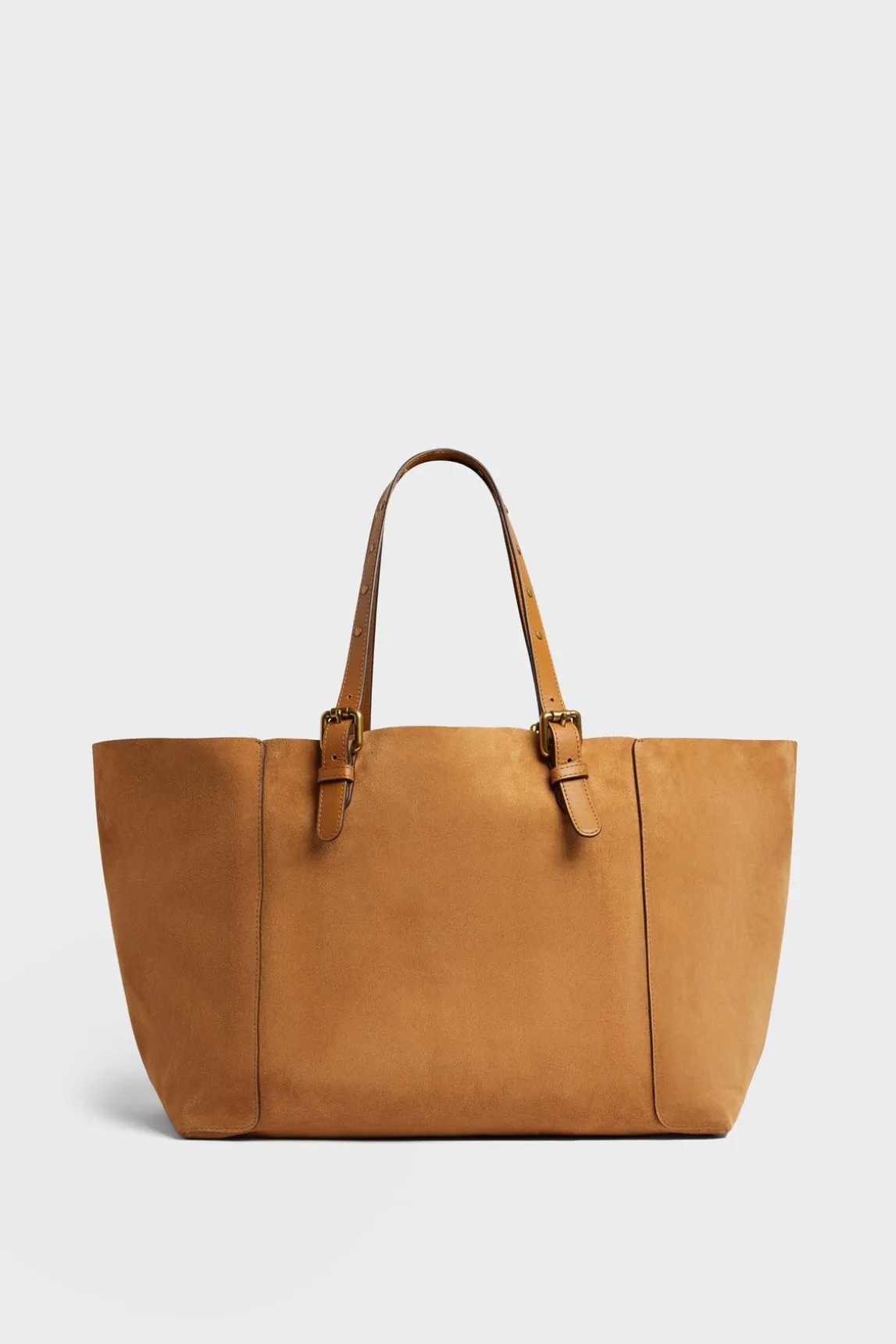 Cabas En Cuir Velours Femme Ble Simple Bag