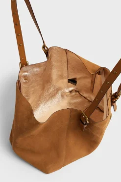 Cabas En Cuir Velours Femme Ble Simple Bag