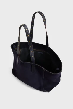 Cabas En Cuir Velours Universe - Simple 2