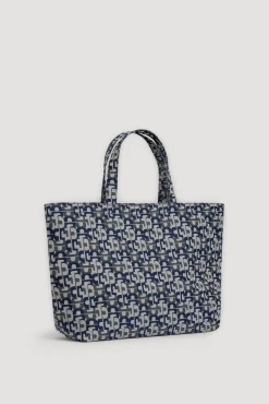 Cabas En Jacquard Marine - Lolita