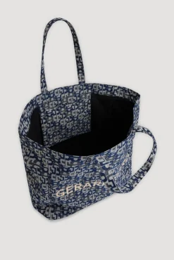 Cabas En Jacquard Marine - Lola