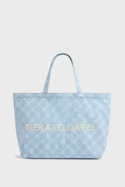 Cabas En Toile Denim Gd Bleu Ciel - Lolita