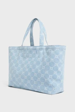 Cabas En Toile Denim Gd Bleu Ciel - Lolita