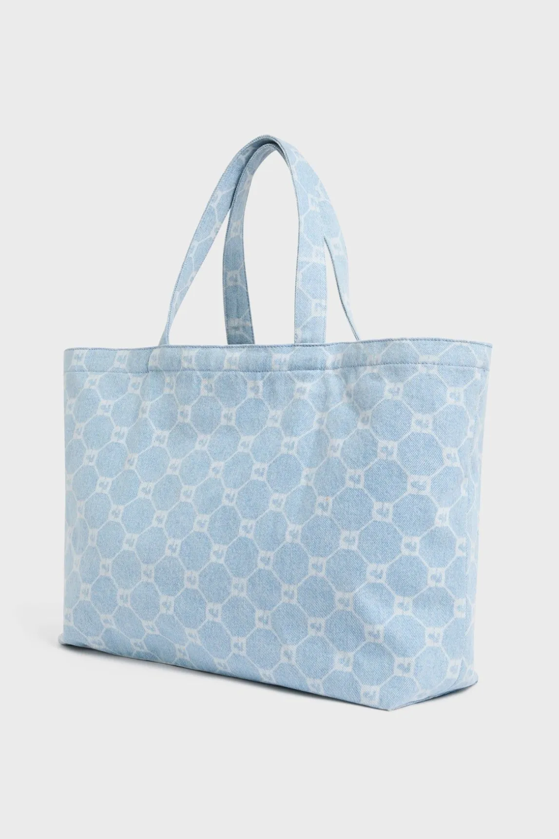 Cabas En Toile Denim Gd Bleu Ciel - Lolita