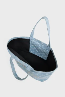 Cabas En Toile Denim Gd Bleu Ciel - Lolita