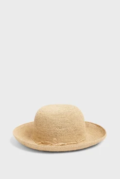 Chapeau En Raphia Uni Ficelle - Lyana