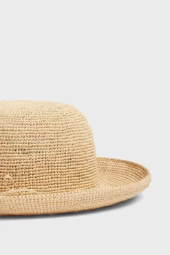 Chapeau En Raphia Uni Ficelle - Lyana