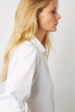 Chemise En Popeline De Coton Blanc - Clyde