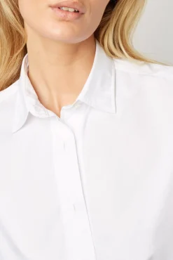 Chemise En Popeline De Coton Blanc - Clyde