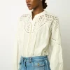 Chemise En Voile De Coton Blanc - Ainara