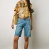 Chemise En Voile De Coton Ocre - Nerea