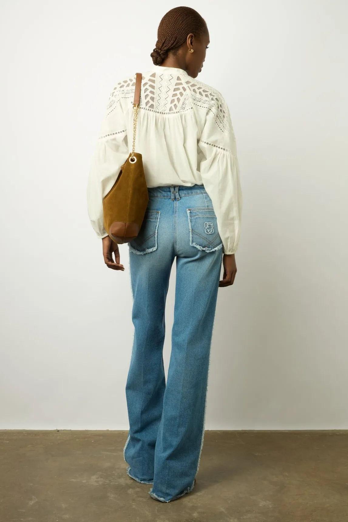 Chemise En Voile De Coton Blanc - Ainara
