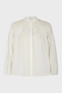 Chemise En Voile De Coton Blanc - Ainara