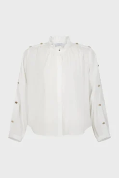 Chemise Fluide A Col Montant - Clementine