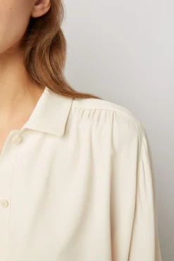 Chemise Fluide Unie - Colombe