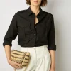 Chemise Militaire En Coton Noir - Acacia