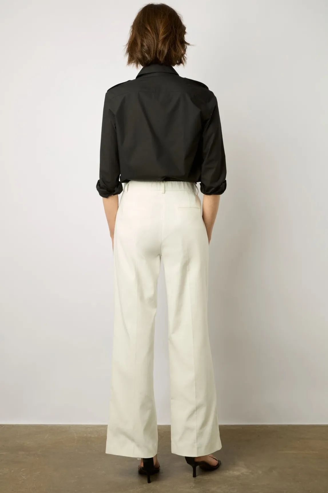 Chemise Militaire En Coton Noir - Acacia