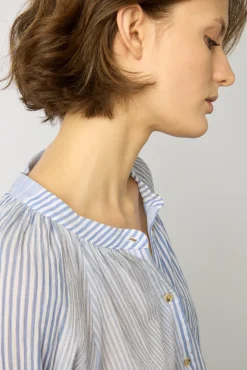 Chemise Mix De Rayures Naturel - Aliana