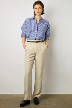 Chemise Rayee En Popeline Jeans - Armeny