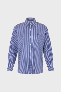 Chemise Rayee En Popeline Jeans - Armeny