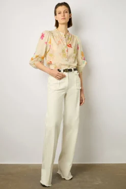 Chemise Voile De Coton Multicolore - Narin