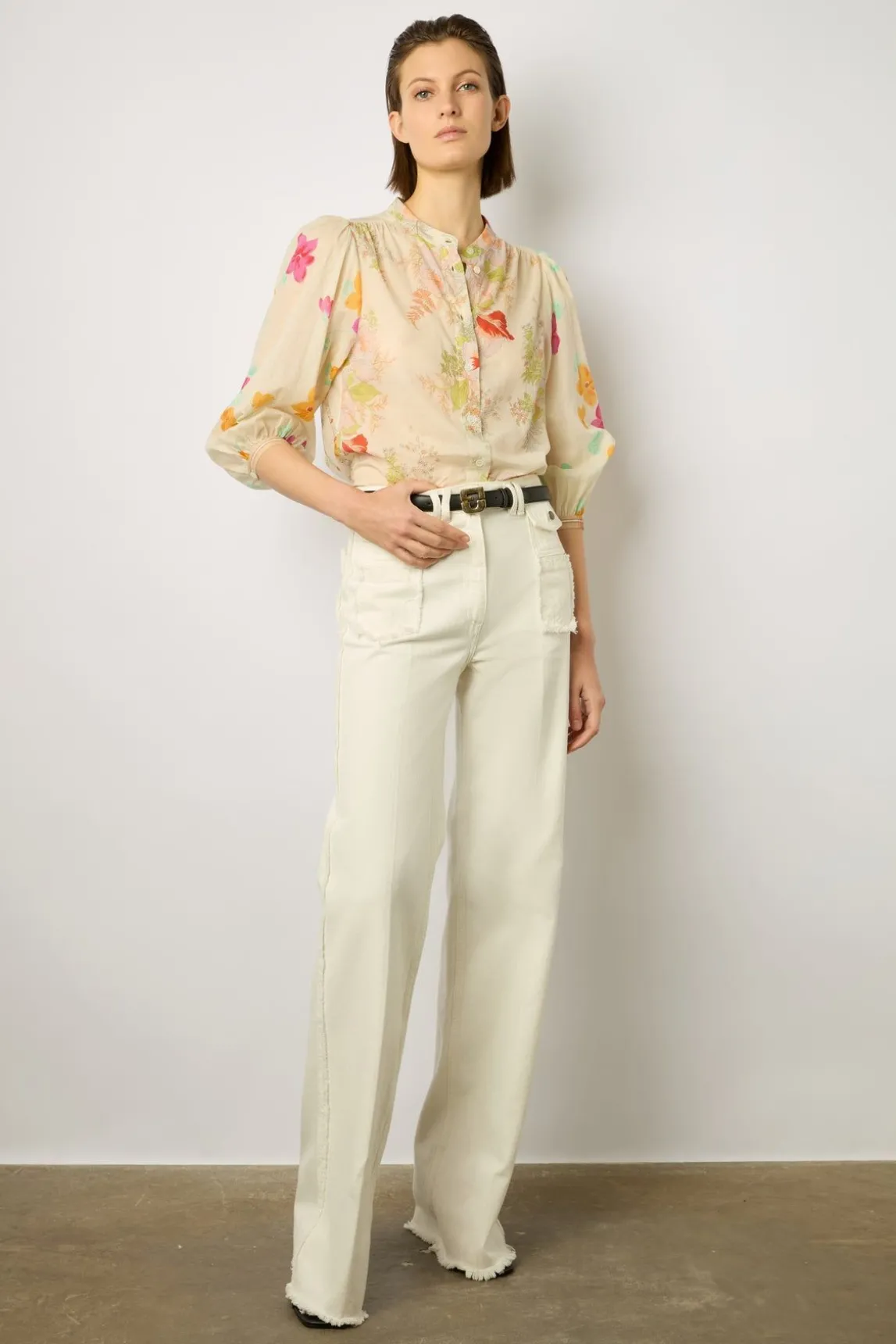 Chemise Voile De Coton Multicolore - Narin