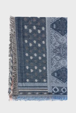 Foulard A Motifs Jacquard Or - Poppy