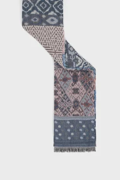 Foulard A Motifs Jacquard Or - Poppy