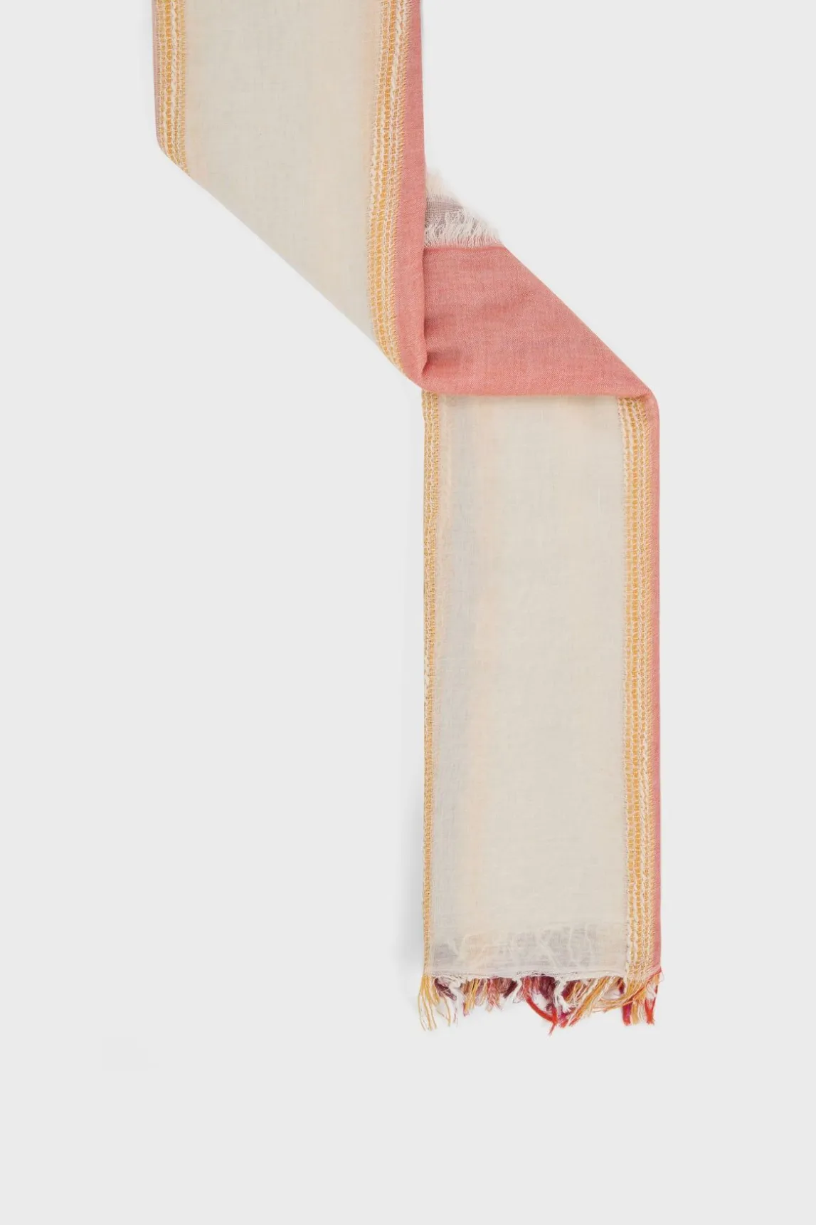 Foulard Colore Raye Nude - Phylisse