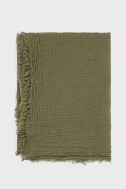 Foulard En Gaze De Coton Kaki - Philae