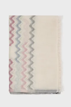 Foulard En Voile De Coton Sable - Pandor