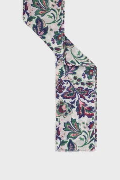 Foulard Imprime En Modal Ecru - Philine