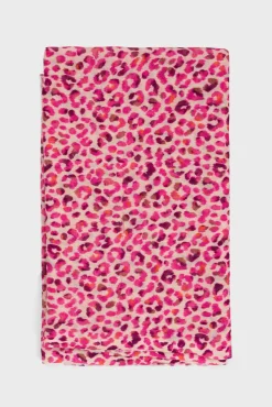 Foulard Imprime Leopard Fuchsia - Polly