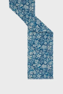 Foulard Imprime Tropical Indigo - Patsy
