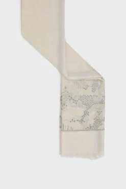 Foulard Jacquard Et Lurex Naturel - Paloma
