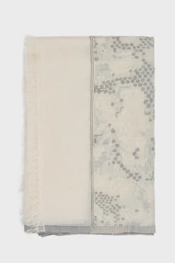 Foulard Jacquard Et Lurex Naturel - Paloma